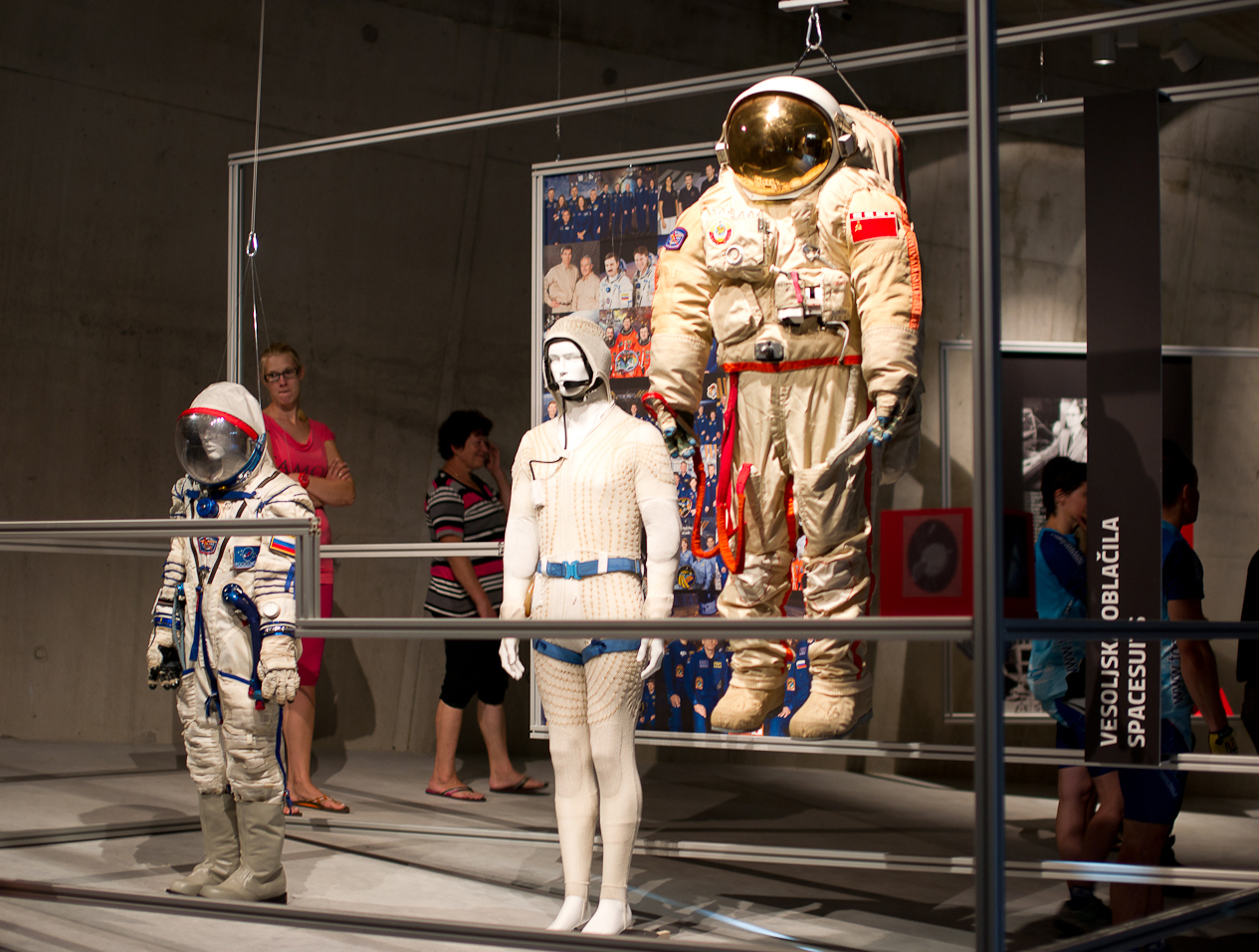 File:Cultural Centre of European Space Technologies KSEVT 2012 spacesuits Photo Helena Bozic.jpg