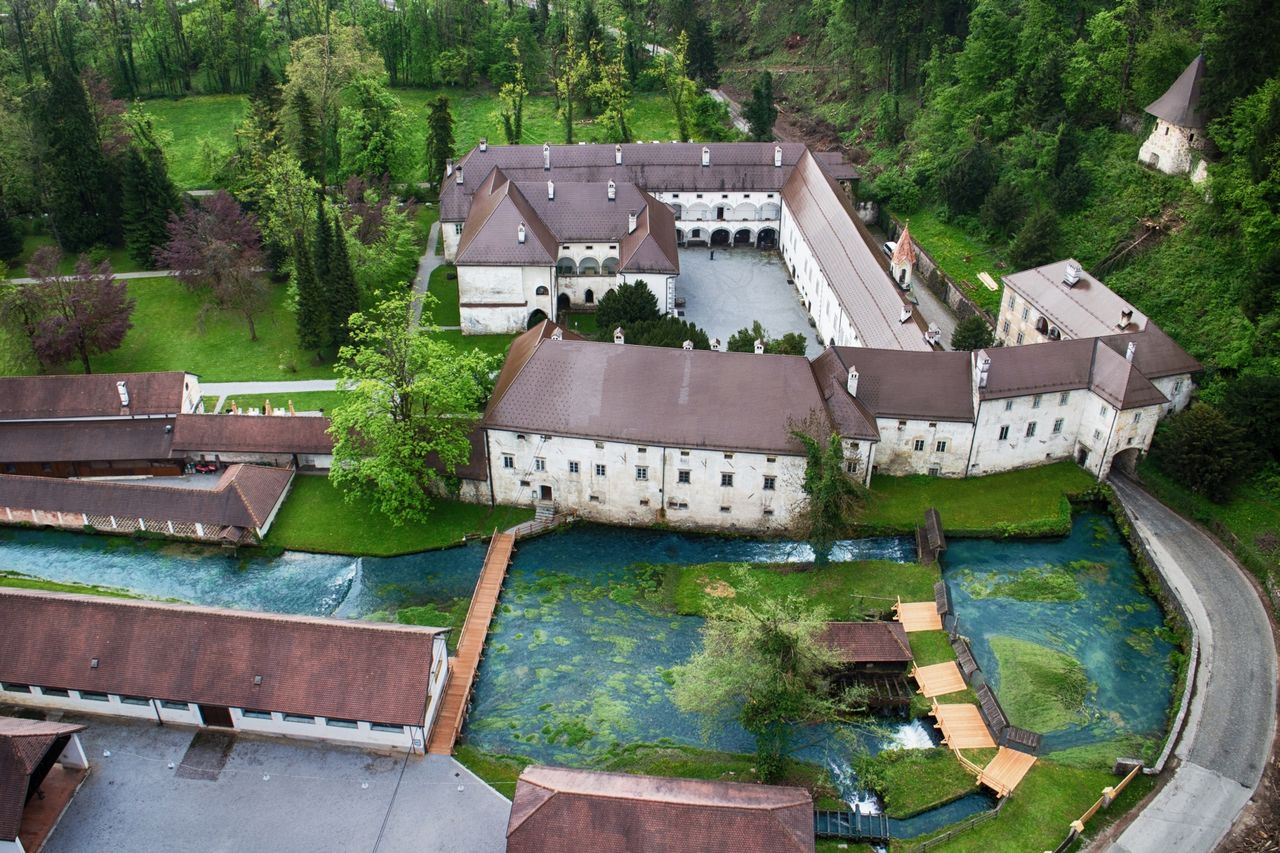 An aerial photo of the museum 2014 Technical Museum of Slovenia.jpg