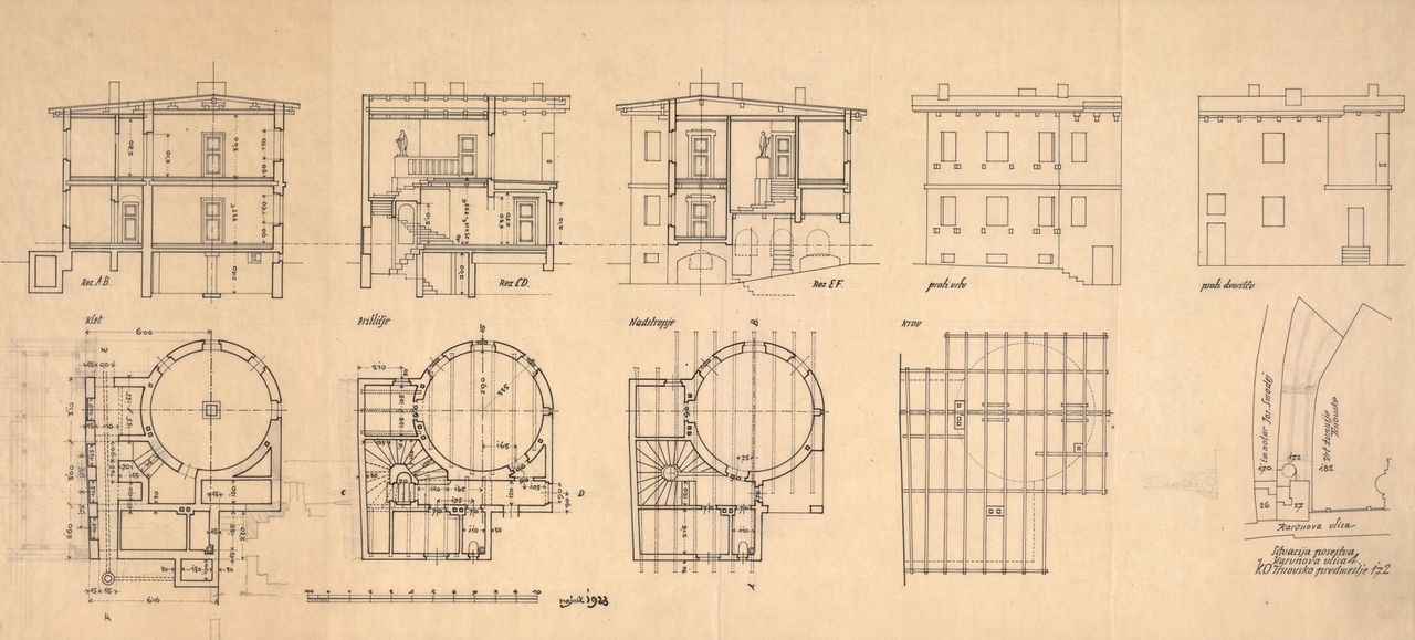 File:Plecnik House 1923 Karunova Ljubljana architectural design.jpg
