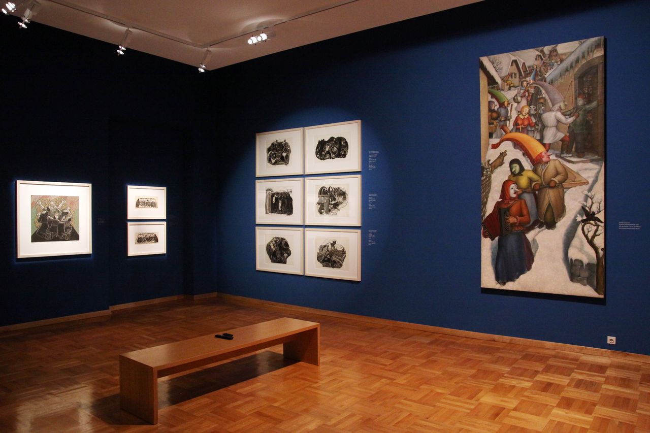 File:Bozidar Jakac Art Museum 2013 Tone Kralj permanent exhibition Photo Matej Jordan.JPG