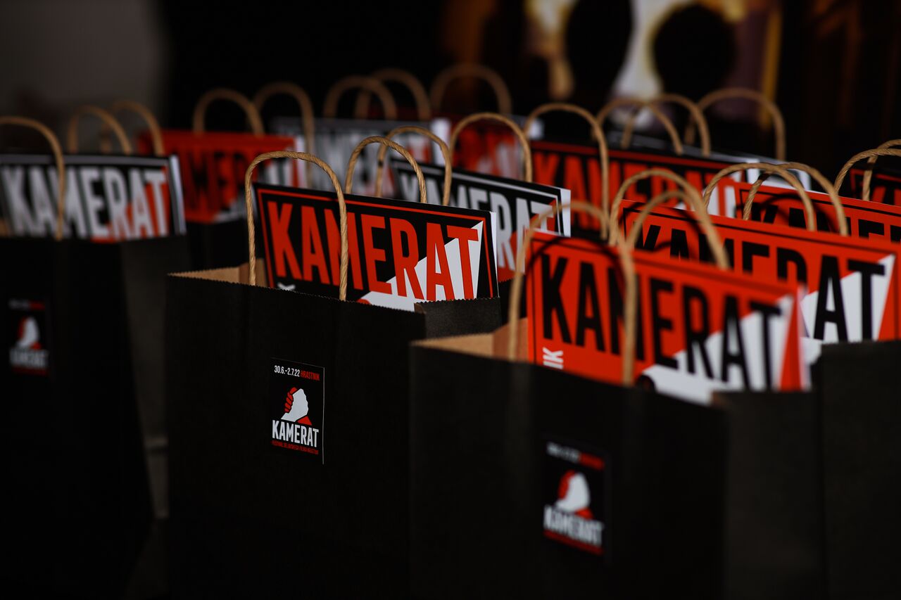 File:KAMERAT Labour Film Festival 2022 Goodie bags Photo jernej Peklar.jpg