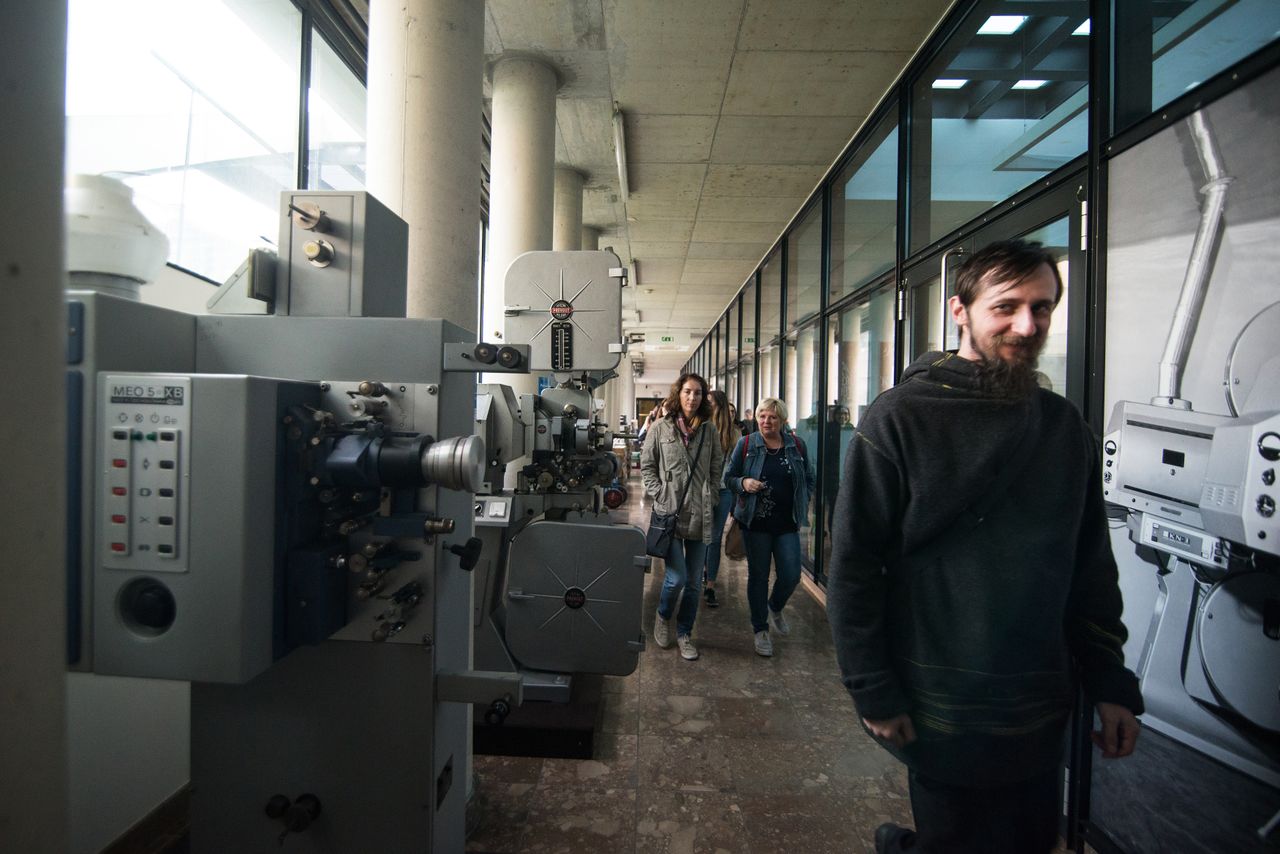 File:Slovenian Cinematheque Film Archive Department 2018 interior Photo Katja Goljat.jpg