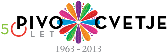 File:Beer and Flower Festival (logo) 50 years.svg