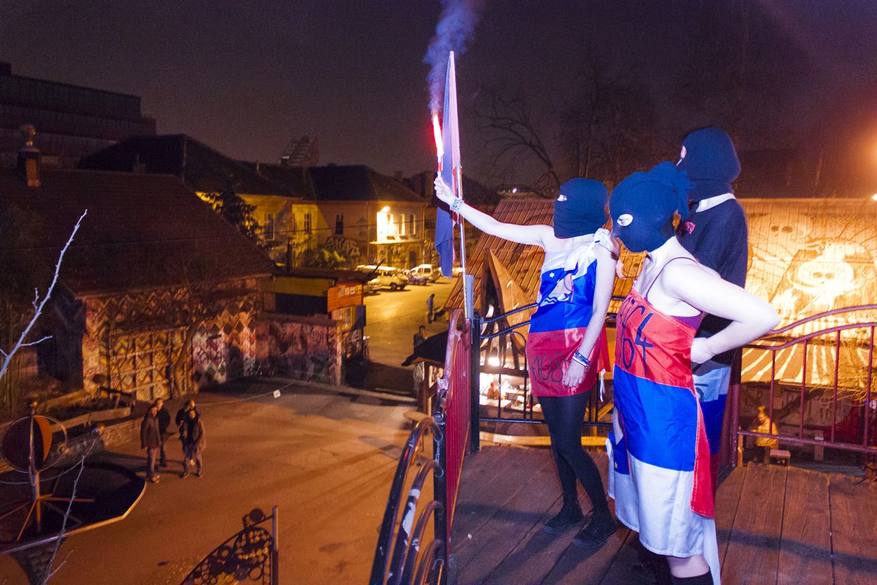 International Feminist and Queer Festival Red Dawns 2014 Metelkova.jpg