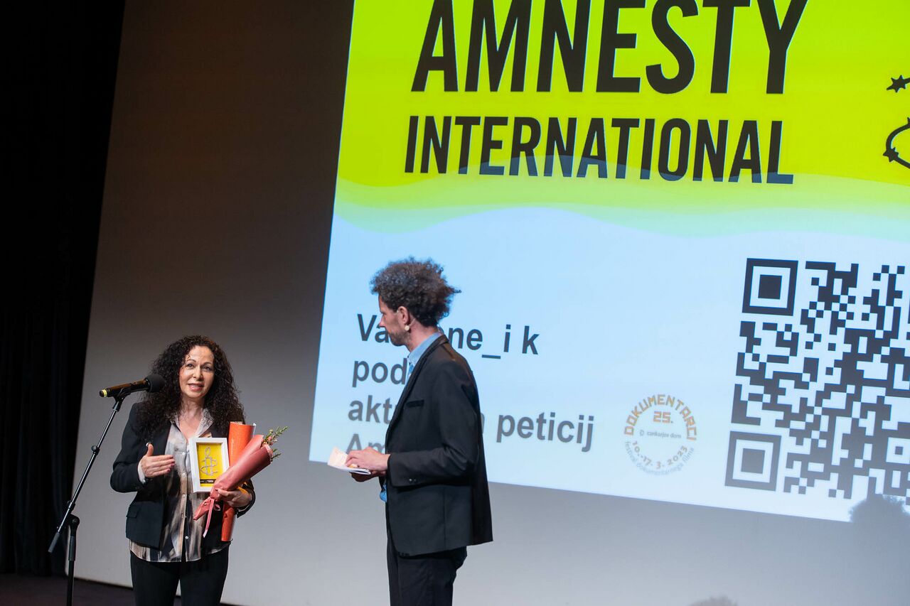 File:Ljubljana Documentary Film Festival 2023 presentation and speech Photo Andraz Kobe.jpg