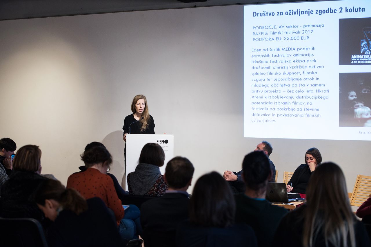 File:Creative Europe Desk Slovenia 2017 presentation Photo Katja Goljat.jpg
