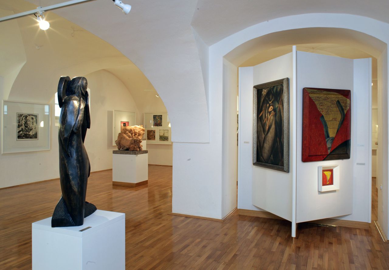 File:Bozidar Jakac Art Museum 2008 France Kralj permanent exhibition Photo Marjan Smerke.jpg