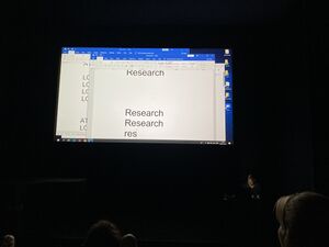 Programme <i>deskt0p_cinema</i>, compiled and performed by Greg de Cuir Jr., <!--LINK'" 0:645--> 2021. Photo: <!--LINK'" 0:646-->