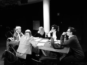 During one of the editions of <!--LINK'" 0:1190--> the participants, coming from the public administrations, were joined for workshops by selected designers, artists, and entrepreneurs. Pictured here at <!--LINK'" 0:1191-->, 2015
