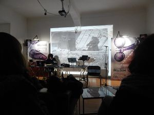 The Greek artist Maria Papadomanolaki performing at <!--LINK'" 0:780-->, 2013