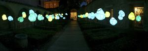 <i>Into the Blu</i>, a light garden by the Swiss artist Sophie Guyot, <!--LINK'" 0:594-->, 2011
