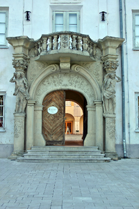 Entrance of the Murska Sobota Castle, 2007