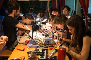 Bastl instruments workshop at the PIFcamp 2018, <!--LINK'" 0:906-->, 2018.