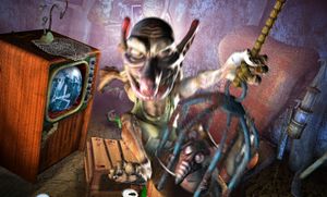 3D animation for music video <i>Perk</i> <!--LINK'" 0:777--> for the polka-punk band Orlek, <!--LINK'" 0:778-->, 2002