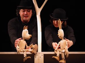 <i>Ti loviš</i> [You Catch] written by <!--LINK'" 0:64--> and directed by <!--LINK'" 0:65-->, who created the puppets and set design, toured internationally. Produced by <!--LINK'" 0:66--> and <!--LINK'" 0:67--> in 2012.