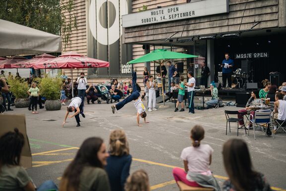 The launch of the Španski borci dance season with the event Moste Open, 2019. Photo: Andrej Lamut
