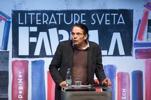 Philosopher Robert Pfaller's lecture <i>White Lies, Black Truths</i> at the  <!--LINK'" 0:702-->, 2015