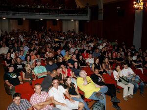 The premiere screening of Slovenian film <i>Korpus Krispi</i> directed by <!--LINK'" 0:935-->, at the <!--LINK'" 0:936--> 2009