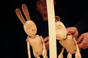 <i>Ti loviš</i> [You Catch] written by <!--LINK'" 0:58--> and directed by <!--LINK'" 0:59-->, who created the puppets and set design. Produced by <!--LINK'" 0:60--> and <!--LINK'" 0:61--> in 2012.