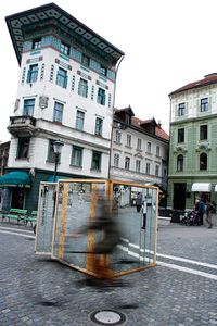 The project <i>Reflecting the Wish</i> by the <!--LINK'" 0:1051--> on the Prešeren Square in Ljubljana, 2008