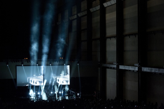 Laibach performing at Tate Modern's Turbine Hall, London, 2012
