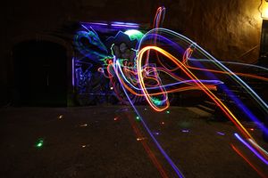 <i>Soulshine guerrilla</i> - lighting graffiti by Borut Bučinel at <!--LINK'" 0:579-->, <!--LINK'" 0:580-->, 2013
