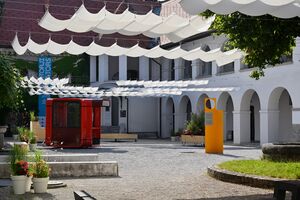 The courtyard of the <!--LINK'" 0:33-->, 2019.