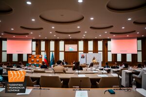 A discussion on the situation of students in Slovenia, 2025.