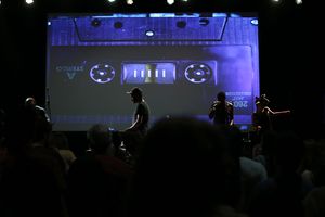 The Portuguese multimedia act <!--LINK'" 0:732--> performing at <!--LINK'" 0:733-->, <!--LINK'" 0:734-->, 2015