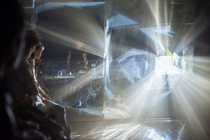 Supported by Sally Golding's visuals, Matt Spendlove (aka Spatial) is presenting his bass heavy electronica live set at <!--LINK'" 0:378-->, 2016