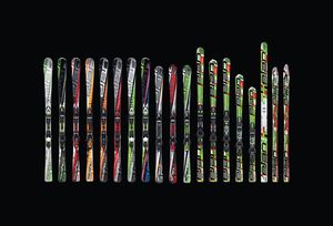 Elan's ski series line, <i>Race</i>, <i>WaveFlex</i>, <i>E/Flex</i>, <i>Summits</i>, <i>Wavemaster</i>, <i>Special Edition</i> and <i>Junior</i>, all by <!--LINK'" 0:2-->, 2010/2011