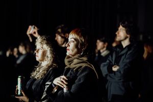 The public during the concert of the band Use Knife in <!--LINK'" 0:72--> at the festival <!--LINK'" 0:73-->, 2025.