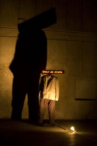 <i>Nocturnal readings on the asphalt</i> by <!--LINK'" 0:613-->, <!--LINK'" 0:614-->, 2010