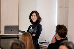 Marie Le Sourd at the On the Move network assembly, 2025.