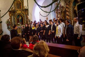 The gospel choir <!--LINK'" 0:669--> performing at <!--LINK'" 0:670-->, 2015