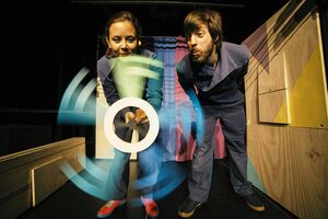 The puppet show <i>This Is Not a Dot!</i> directed by Katja Povše, <!--LINK'" 0:117-->, 2019.