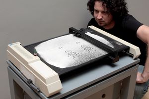 <i>Nanoplotter</i> by <!--LINK'" 0:763--> at the <i>U3</i>, Museum of Modern Art, Ljubljana, 2010