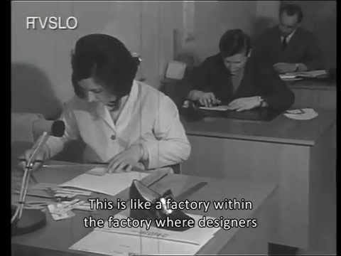 On footwear design in the Peko factory, 1970 - Tržič museum virtual tour